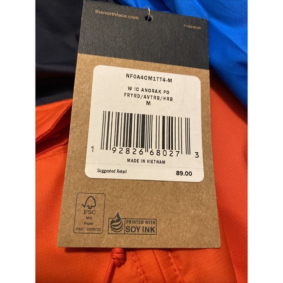 The North Face Womens Medium IC USA Olympic Pullover Anorak Jacket Size Medium - Picture 4 of 6